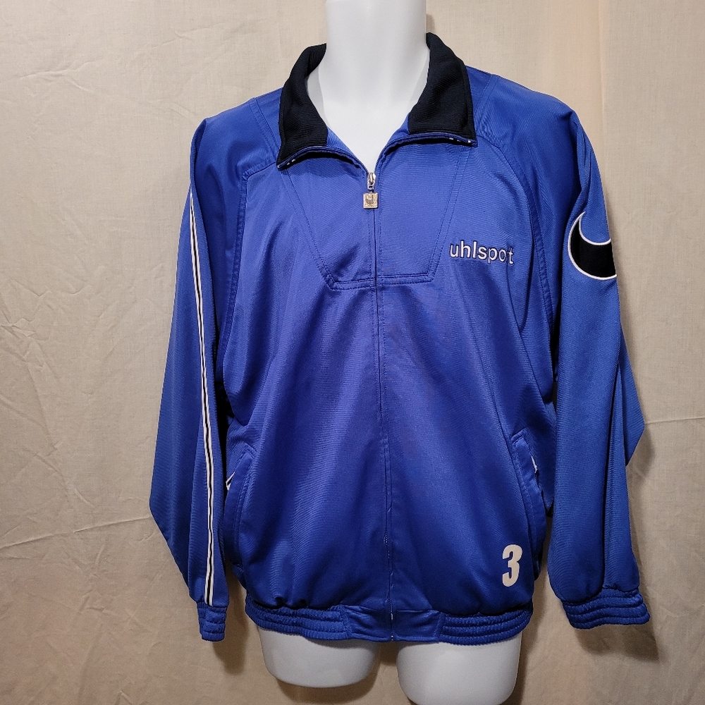 Uhlsport Blue SC Victoria Football Zippered Jacket